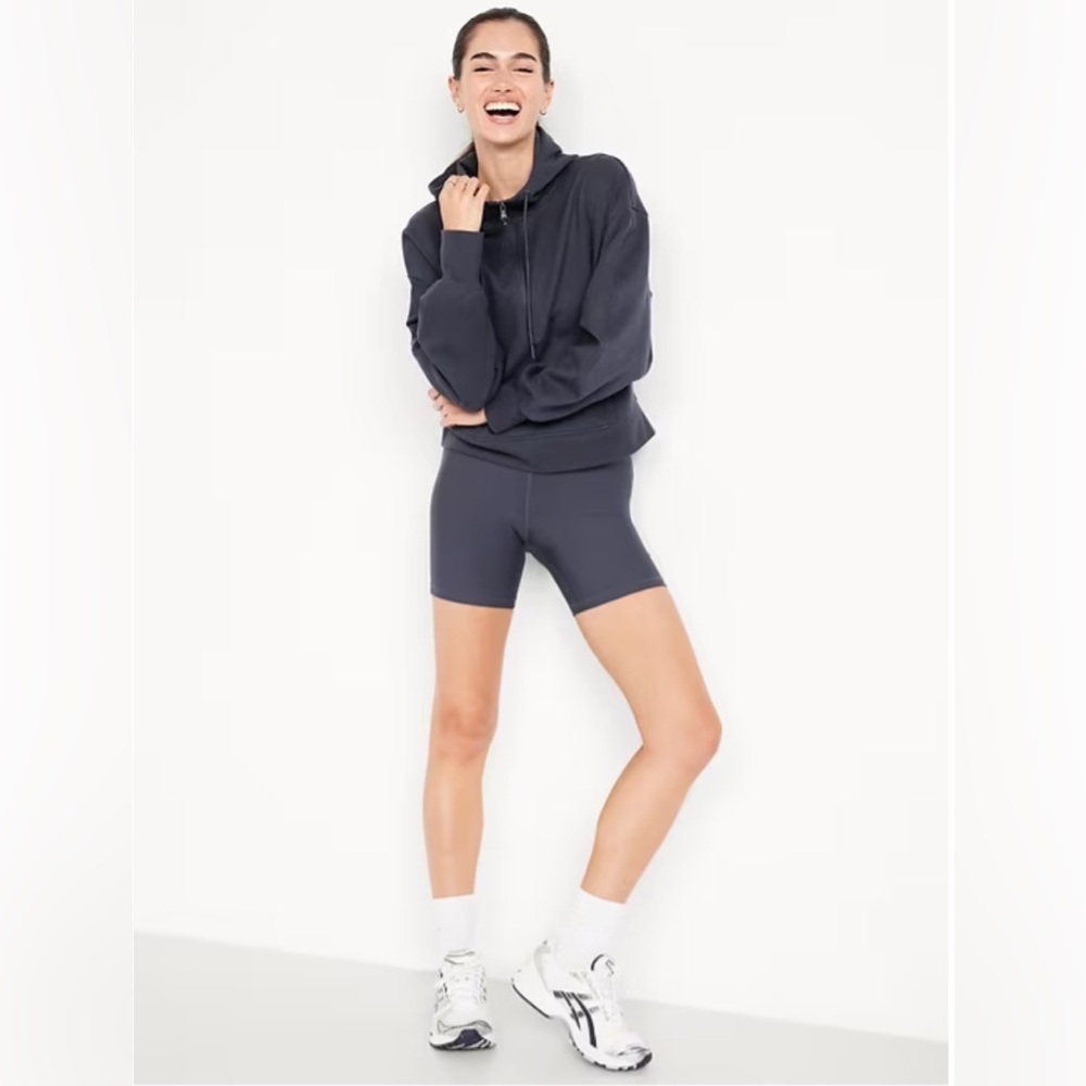 Half Zip Hoodie Sweatshirt - Picture 9 of 16